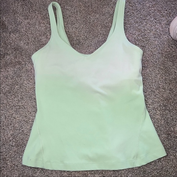 lululemon athletica Tops - EUC Lululemon Align Tank Top Size 6 Creamy Mint Waist Length